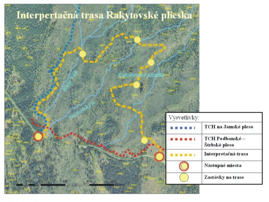 Mapa naučné stezky