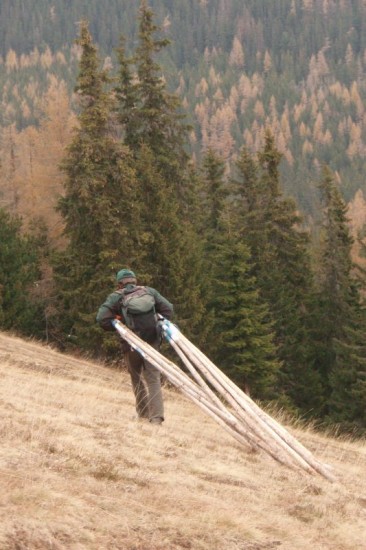 Zimní tyčové značení